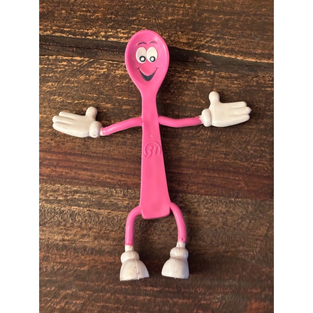 Vintage Pinky the Spoon Baskin Robbins Mascot BR‎ 31 flavors - He bends!